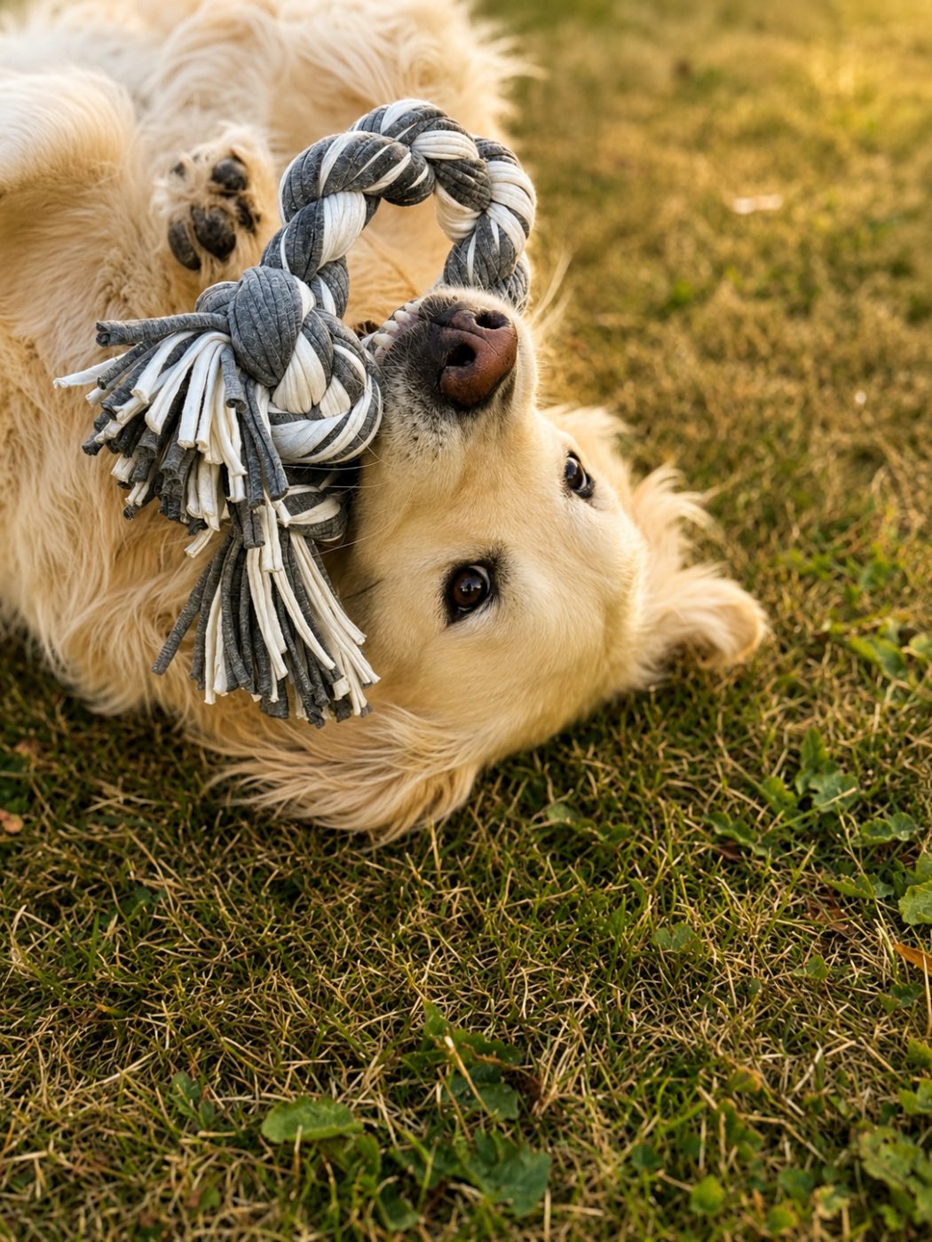 Hond met een handgemaakt accessoire van Xaartje